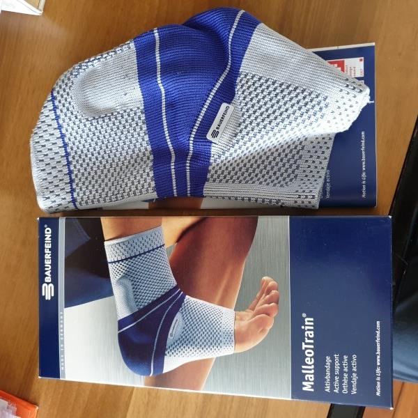 Cavigliera Bauerfeind MalleoTrain colore titan Taglia 3 (Sx)