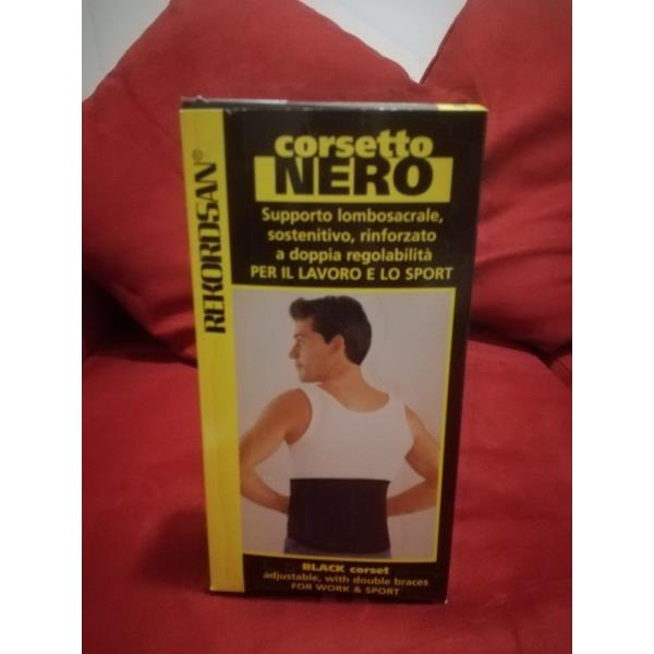 Corsetto nero Misura 3 unisex