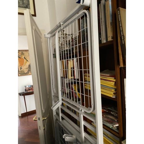 RETE ORTOPEDICA in acciaio verniciato bianco a manovella 