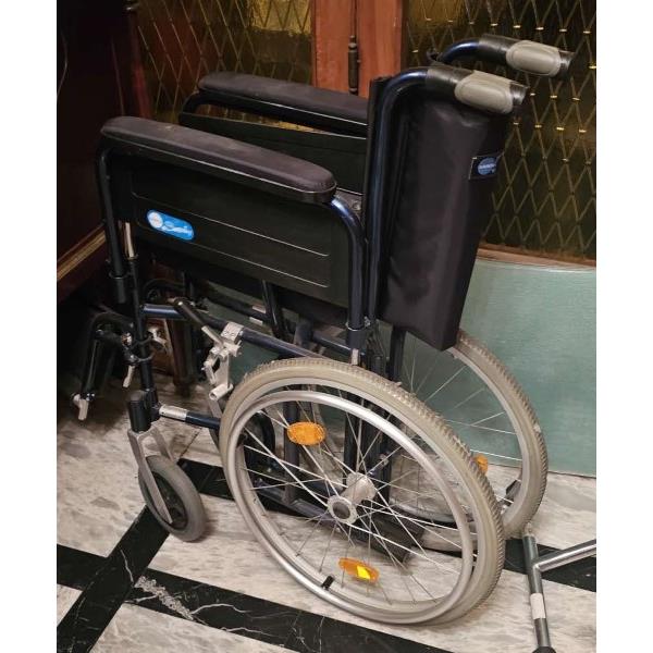 CARROZZINA DISABILI RUOTE GRANDI 